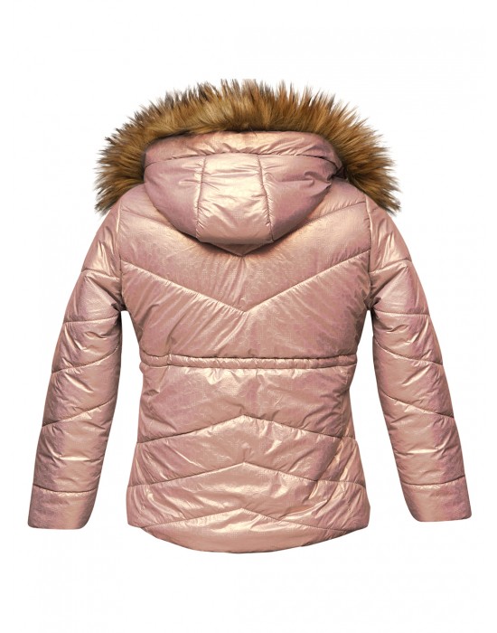 Girls Jacket Quilted Rose Pink